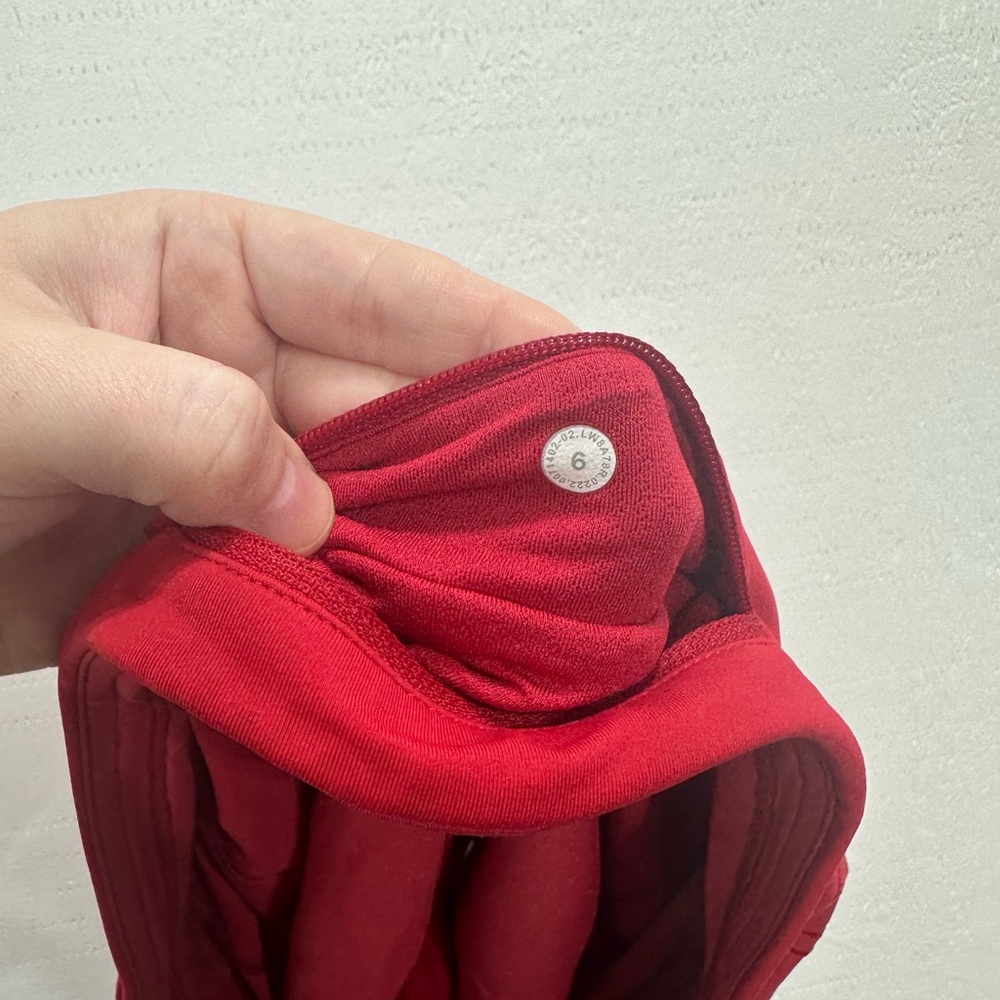 Lululemon Pace Rival Skirt (Tall) *4-way Stretch 15" Dark Red size 6 - Picture 6 of 10